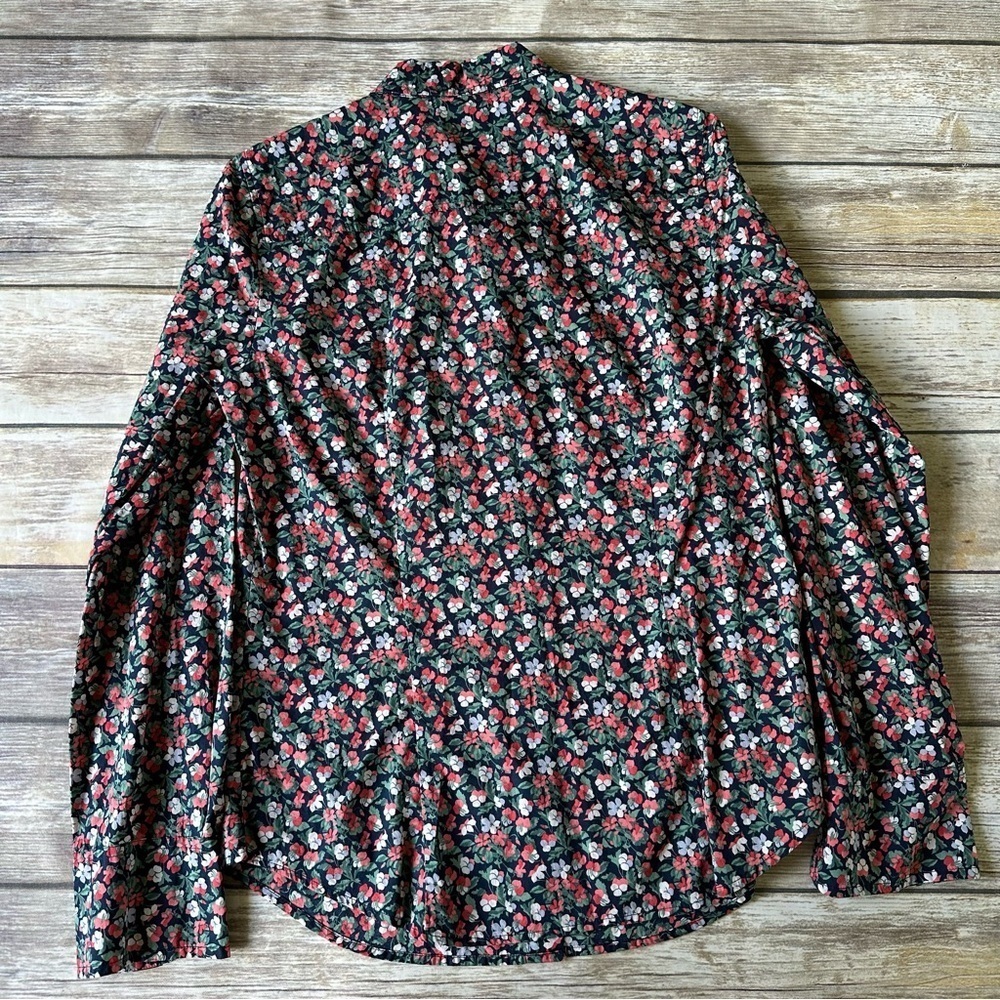 J. Crew Liberty Fabric Sarah Floral Shirt Sz 6 - Picture 4 of 12